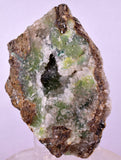 9cms DRUZY CHRYSOCOLLA QUARTZ CRYSTAL LILY MINE PERU 2000 YEAR DB269