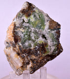 9cms DRUZY CHRYSOCOLLA QUARTZ CRYSTAL LILY MINE PERU 2000 YEAR DB269