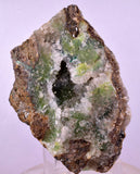 9cms DRUZY CHRYSOCOLLA QUARTZ CRYSTAL LILY MINE PERU 2000 YEAR DB269