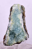 6.9cms DRUZY CHRYSOCOLLA QUARTZ CRYSTAL LILY MINE PERU 2000 YEAR DB270