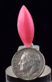 5cts PREMIUM PINKISH RED PINK OPAL CABOCHON PERU TRANSLUCENT PENDANT BB400