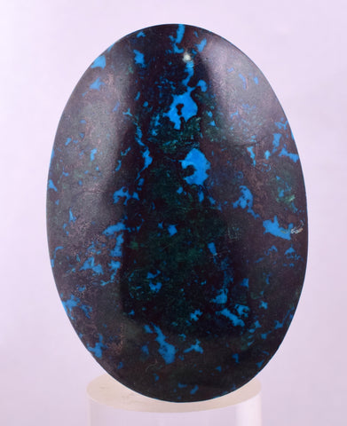 5.2cms CHRYSOCOLLA CABOCHON PERU PARROT WING EILAT STONE JEWELRY PENDANT BB408