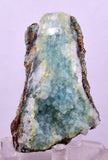 6.9cms DRUZY CHRYSOCOLLA QUARTZ CRYSTAL LILY MINE PERU 2000 YEAR DB270