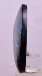 5.2cms CHRYSOCOLLA CABOCHON PERU PARROT WING EILAT STONE JEWELRY PENDANT BB408