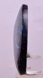 5.2cms CHRYSOCOLLA CABOCHON PERU PARROT WING EILAT STONE JEWELRY PENDANT BB408
