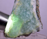 6.9cms DRUZY CHRYSOCOLLA QUARTZ CRYSTAL LILY MINE PERU 2000 YEAR DB270