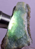 6.9cms DRUZY CHRYSOCOLLA QUARTZ CRYSTAL LILY MINE PERU 2000 YEAR DB270
