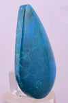 4.3cms CHRYSOCOLLA CABOCHON PERU PARROT WING EILAT STONE JEWELRY PENDANT BB409