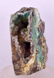8.6cms DRUZY CHRYSOCOLLA QUARTZ CRYSTAL LILY MINE PERU 2000 YEAR DB271