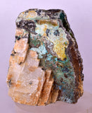 8.6cms DRUZY CHRYSOCOLLA QUARTZ CRYSTAL LILY MINE PERU 2000 YEAR DB271