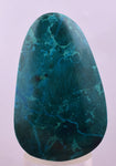5.3cms CHRYSOCOLLA CABOCHON PERU PARROT WING EILAT STONE JEWELRY PENDANT BB410