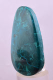 5.3cms CHRYSOCOLLA CABOCHON PERU PARROT WING EILAT STONE JEWELRY PENDANT BB410