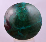 4.4cms CHRYSOCOLLA CABOCHON PERU PARROT WING EILAT STONE JEWELRY PENDANT BB411