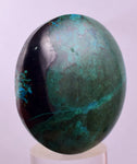 4.4cms CHRYSOCOLLA CABOCHON PERU PARROT WING EILAT STONE JEWELRY PENDANT BB411