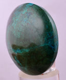 4.4cms CHRYSOCOLLA CABOCHON PERU PARROT WING EILAT STONE JEWELRY PENDANT BB411
