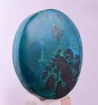 2.9cms CHRYSOCOLLA CABOCHON PERU PARROT WING EILAT STONE JEWELRY PENDANT BB412
