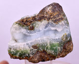 6.5cms DRUZY CHRYSOCOLLA QUARTZ CRYSTAL LILY MINE PERU 2000 YEAR DB273