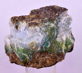 6.5cms DRUZY CHRYSOCOLLA QUARTZ CRYSTAL LILY MINE PERU 2000 YEAR DB273