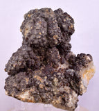 7.7cms SPHALERITE BARITE PYRITE QUARTZ CRYSTALS MINERAL SPECIMEN PERU MB163
