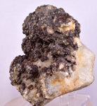 7.7cms SPHALERITE BARITE PYRITE QUARTZ CRYSTALS MINERAL SPECIMEN PERU MB163