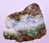 6.5cms DRUZY CHRYSOCOLLA QUARTZ CRYSTAL LILY MINE PERU 2000 YEAR DB273