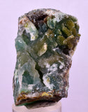 4.9cms DRUZY CHRYSOCOLLA QUARTZ CRYSTAL LILY MINE PERU 2000 YEAR DB274