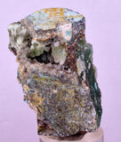 4.9cms DRUZY CHRYSOCOLLA QUARTZ CRYSTAL LILY MINE PERU 2000 YEAR DB274