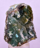 4.9cms DRUZY CHRYSOCOLLA QUARTZ CRYSTAL LILY MINE PERU 2000 YEAR DB274