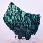 9.1cm GEM BLUE MALACHITE PSEUDOMORPH CHRYSOCOLLA PERU ROSETTE  CRYSTAL UB283