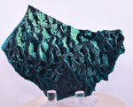 9.1cm GEM BLUE MALACHITE PSEUDOMORPH CHRYSOCOLLA PERU ROSETTE  CRYSTAL UB283