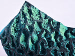 9.1cm GEM BLUE MALACHITE PSEUDOMORPH CHRYSOCOLLA PERU ROSETTE  CRYSTAL UB283