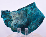 9.1cm GEM BLUE MALACHITE PSEUDOMORPH CHRYSOCOLLA PERU ROSETTE  CRYSTAL UB283