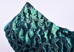 9.1cm GEM BLUE MALACHITE PSEUDOMORPH CHRYSOCOLLA PERU ROSETTE  CRYSTAL UB283