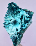 7cm GEM BLUE MALACHITE PSEUDOMORPH CHRYSOCOLLA PERU ROSETTE  CRYSTAL UB284