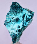 7cm GEM BLUE MALACHITE PSEUDOMORPH CHRYSOCOLLA PERU ROSETTE  CRYSTAL UB284
