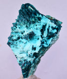 7cm GEM BLUE MALACHITE PSEUDOMORPH CHRYSOCOLLA PERU ROSETTE  CRYSTAL UB284