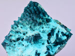 7cm GEM BLUE MALACHITE PSEUDOMORPH CHRYSOCOLLA PERU ROSETTE  CRYSTAL UB284