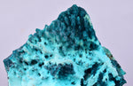 7cm GEM BLUE MALACHITE PSEUDOMORPH CHRYSOCOLLA PERU ROSETTE  CRYSTAL UB284
