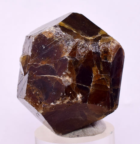 3.7cm GARNET GROSSULAR HESSONITE DODECAHEDRON CRYSTALS PERU MINERAL GB69