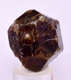 3.7cm GARNET GROSSULAR HESSONITE DODECAHEDRON CRYSTALS PERU MINERAL GB69