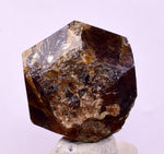 3.7cm GARNET GROSSULAR HESSONITE DODECAHEDRON CRYSTALS PERU MINERAL GB69