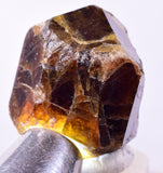 3.7cm GARNET GROSSULAR HESSONITE DODECAHEDRON CRYSTALS PERU MINERAL GB69