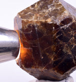 4.4cm GARNET GROSSULAR HESSONITE DODECAHEDRON CRYSTALS PERU MINERAL GB70