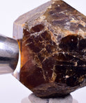 4.4cm GARNET GROSSULAR HESSONITE DODECAHEDRON CRYSTALS PERU MINERAL GB70