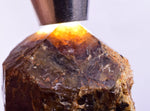 4.4cm GARNET GROSSULAR HESSONITE DODECAHEDRON CRYSTALS PERU MINERAL GB70