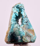 5cms DRUZY CHRYSOCOLLA QUARTZ CRYSTAL LILY MINE PERU 2000 YEAR DB279