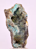 5.8cms DRUZY CHRYSOCOLLA QUARTZ CRYSTAL LILY MINE PERU 2000 YEAR DB280