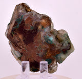 6.6cms DRUZY CHRYSOCOLLA QUARTZ CRYSTAL LILY MINE PERU 2000 YEAR DB281