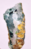 7cms DRUZY CHRYSOCOLLA QUARTZ CRYSTAL LILY MINE PERU 2000 YEAR DB282