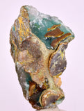 7cms DRUZY CHRYSOCOLLA QUARTZ CRYSTAL LILY MINE PERU 2000 YEAR DB282